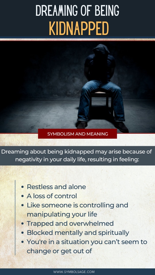 Soñar con secuestro - Significado e interpretación