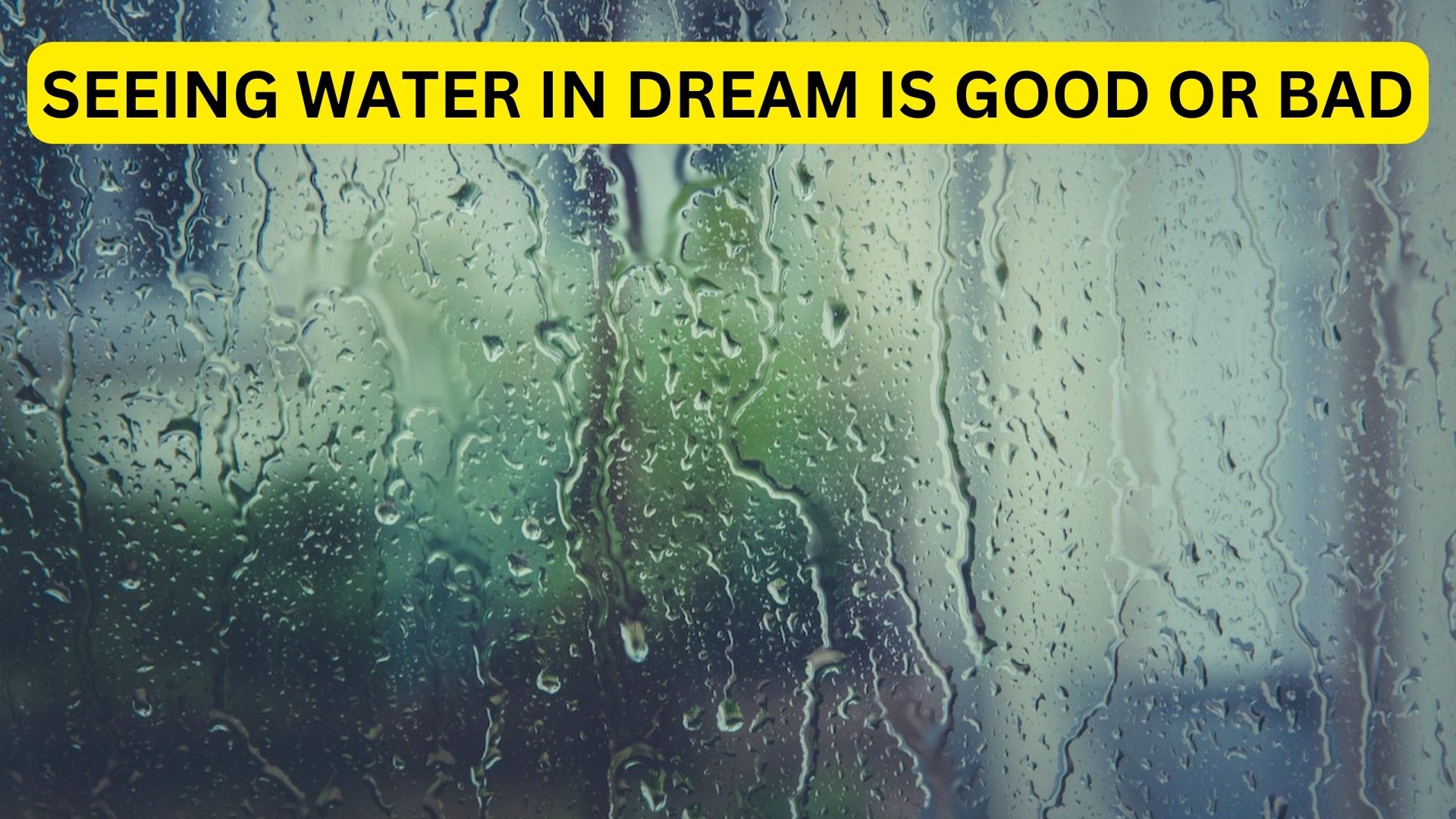 Je li vidjeti vodu u snu dobro ili loše? Saznajte sada