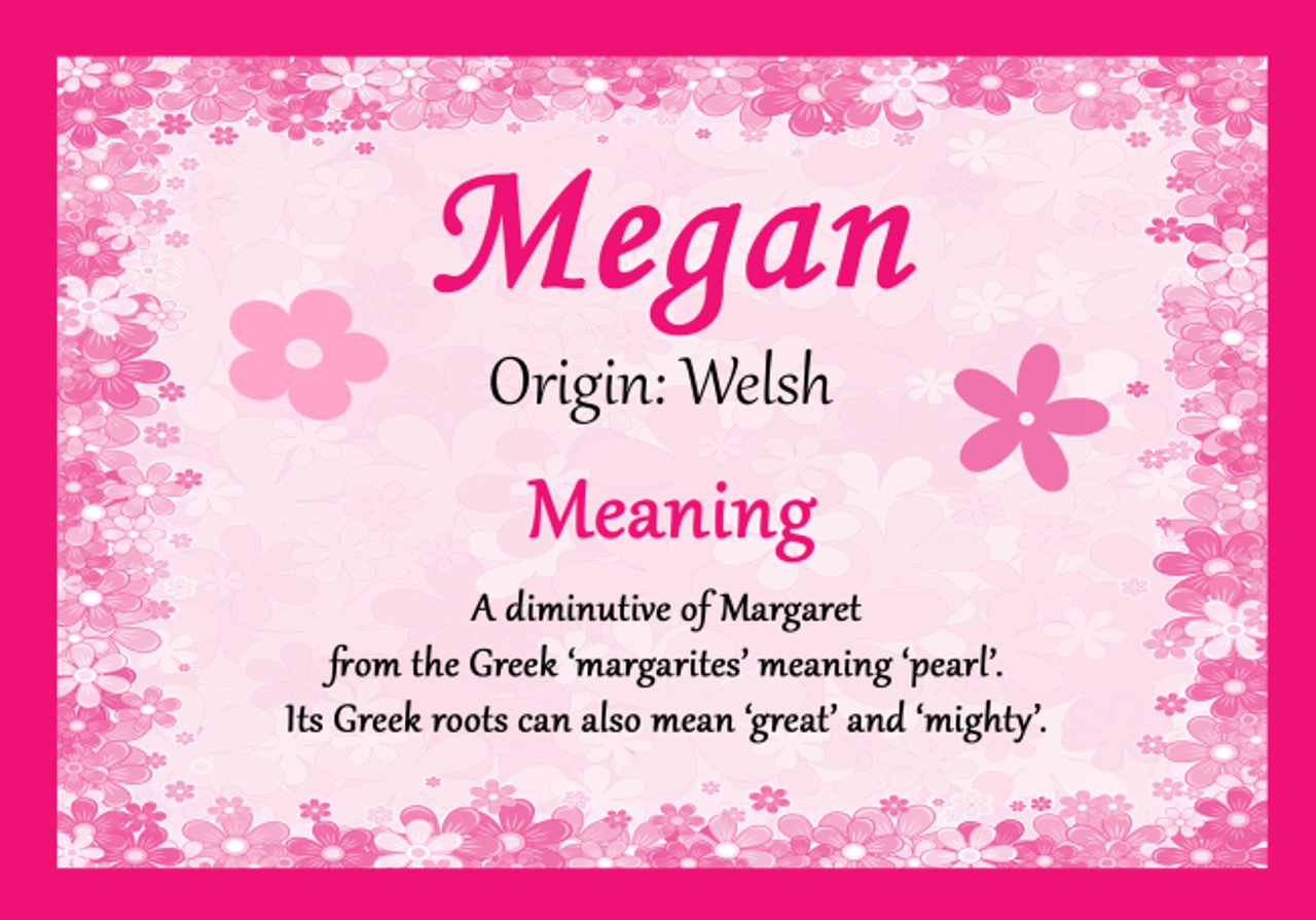 Significado del nombre Megan
