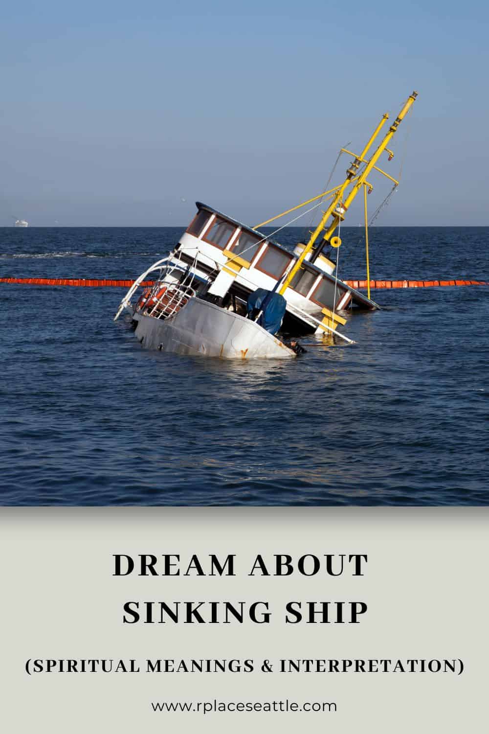Barco que se hunde - Significado e interpretación de los sueños