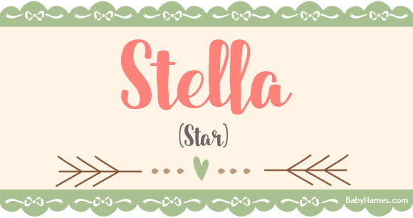 Stella navn Betydning